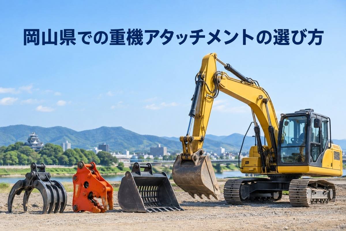 岡山県での重機アタッチメントの選び方